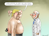 Cartoon: TRUMPS HEXENSCHUSS (small) by marian kamensky tagged obama,trump,präsidentenwahlen,usa,baba,vanga,republikaner,inauguration,demokraten,charlottesville,wikileaks,faschismus