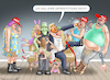 Cartoon: TRUMPS IST SAUER AUF MAGA (small) by marian kamensky tagged hilfsbereite,justizministerin,bondi,epstein,akte
