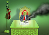 Cartoon: TRUMPS KLIMA-DEKRET (small) by marian kamensky tagged obama,trump,präsidentenwahlen,usa,baba,vanga,republikaner,inauguration,trumps,klima,dekret,demokraten,wikileaks,faschismus