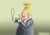 Cartoon: TRUMPS NEUE FRISUR (small) by marian kamensky tagged obama trump präsidentenwahlen usa baba vanga republikaner inauguration demokraten kim jong un nord korea wikileaks faschismus