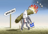 Cartoon: TRUMPWÄHLER (small) by marian kamensky tagged obama,trump,präsidentenwahlen,usa,baba,vanga,republikaner,demokraten,wikileaks,faschismus