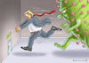 Cartoon: TRUMPXIT (small) by marian kamensky tagged coronavirus,epidemie,gesundheit,panik,stillegung,trump,pandemie