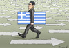 Cartoon: TSIPRAS GEHT NACH HAUSE (small) by marian kamensky tagged alexis,tsipras,griechenland,rettungsschirm,eu,griechowestern