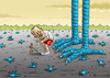 Cartoon: Twitter Erdogan (small) by marian kamensky tagged erdogan,türkei,korruption,twitterverbot,internet