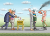 Cartoon: UKRAINE-HILFE (small) by marian kamensky tagged ukraine,hilfe,republikaner,trump,biden,seleskyj