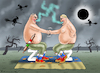 Cartoon: UKRAINEHASSER ORBAN UNDFICO (small) by marian kamensky tagged ukrainehasser,orban,fico