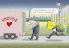 Cartoon: UMZUG (small) by marian kamensky tagged us,wahlen,joe,biden,trump,corona,kapitol,putsch,bob,woodward,harris,pence