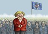 Cartoon: Unauffällig auffällig (small) by marian kamensky tagged angela,merkel,cyprus,crisis,eu,harm,mindestlohn,frauenquote,cdu,csu,fdp,europaführung