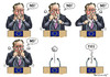 Cartoon: UNCOOLER CAMERON (small) by marian kamensky tagged david,cameron,eu,gipfel