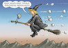 Cartoon: UNSCHULDSHEXE TRUMP (small) by marian kamensky tagged obama,trump,präsidentenwahlen,usa,baba,vanga,republikaner,putin,trumputin,demokraten,wikileaks,faschismus