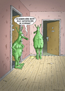 Cartoon: Untertassen (small) by marian kamensky tagged untertassen,ufo,shclechtes,benehmen