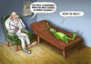 Cartoon: Untertassenuntersuchung (small) by marian kamensky tagged ufo,ausserirdischen,fantasie,kaffee