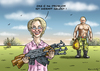 Cartoon: URSULA RETTET DIE BUNDESWEHR (small) by marian kamensky tagged ursula,und,die,m36,rettet,bundeswehr