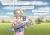 Cartoon: Ursula von der Leyen (small) by marian kamensky tagged ursula,von,der,leyen,berateraffäre,bundeswehr,vetternwirtschaft,korruption