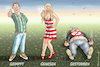 Cartoon: VIVA 3G-REGEL! (small) by marian kamensky tagged curevac,testzentren,corona,impfung,pandemie,booster,impfpflicht