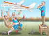 Cartoon: VÖLKISCHE REVOLUTION (small) by marian kamensky tagged völkische,revolution,söder,merz,höcke