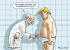 Cartoon: VOLLGESUNDER TRUMP (small) by marian kamensky tagged obama trump präsidentenwahlen usa baba vanga republikaner demokraten faschismus