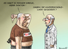 Cartoon: Vollpegidiot beim Arzt (small) by marian kamensky tagged pegida,kinderschokolade