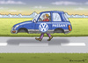 Cartoon: VW PASSANT NULL EMISSIONEN (small) by marian kamensky tagged vw,passant,null,emissionen