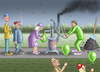 Cartoon: WÄRME AUF PUMP (small) by marian kamensky tagged wärme,auf,pump