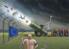 Cartoon: WAFFE MIGRATION (small) by marian kamensky tagged putins,bescherung,ukraine,provokation,swift,olaf,scholz,cum,ex,nato,osterweiterungeinberufung,panzerlieferant
