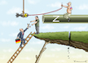 Cartoon: WAFFENLIEFERANT SCHOLZ (small) by marian kamensky tagged putins,bescherung,ukraine,provokation,swift,nato,osterweiterung