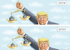 Cartoon: WAGEMUT (small) by marian kamensky tagged us,wahlen,joe,biden,trump,corona,bob,woodward,harris,pence