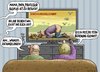 Cartoon: Wagners Dschungelungen (small) by marian kamensky tagged richard,wagner,niebelungen,dschungelkamp,konsun,fernsehen