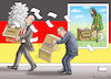 Cartoon: Wahlausgang (small) by marian kamensky tagged tv,triell,laschet,baerbock,scholz,laschets,zukunftsteam