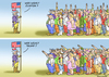 Cartoon: WAHLEN IN AMERIKA (small) by marian kamensky tagged wahlen,in,amerika