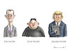 Cartoon: WARUM DIE WELT UNTERGEHT (small) by marian kamensky tagged obama,trump,präsidentenwahlen,usa,baba,vanga,republikaner,inauguration,demokraten,kim,jong,un,nord,korea,wikileaks,faschismus