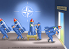 Cartoon: WARUM PUTIN ATOMBOMBEN EINSETZEN (small) by marian kamensky tagged putins,bescherung,ukraine,provokation,swift,nato,osterweiterung