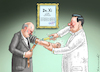 Cartoon: WARUM SCHOLZ NACH XINA REIST (small) by marian kamensky tagged scholz,hamburger,hafen,china,investition