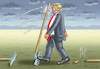 Cartoon: WARUM TRUMP EINE MASKE TRÄGT (small) by marian kamensky tagged coronavirus,epidemie,gesundheit,panik,stillegung,george,floyd,twittertrump,pandemie