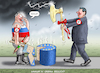 Cartoon: WARUM XI BESUCHT ORBAN (small) by marian kamensky tagged xi,besucht,die,eu,nur,wegen,orban,macron