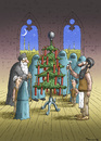 Cartoon: Weihnachten der Taliban (small) by marian kamensky tagged weihnachten,taliban,extremismus,terrorismus,alkhaida,islam,christentum,santa,claus