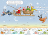 Cartoon: WEIHNACHTEN NAHT! (small) by marian kamensky tagged tv,triell,laschet,baerbock,scholz,merkel,lindner,ampel,laschets,zukunftsteam