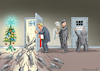 Cartoon: WEIHNACHTSAMNESTIE (small) by marian kamensky tagged coronavirus,epidemie,gesundheit,panik,stillegung,george,floyd,twittertrump,pandemie,weihnachten,santa,klaus