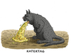 Cartoon: Welt Katertag (small) by marian kamensky tagged welt,katzentag,katertag