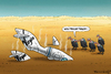 Cartoon: WELTRAUMTRAUM (small) by marian kamensky tagged weltraum,traum,virgin,raumfahrt,amerika