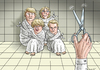 Cartoon: WELTRETTENDER FRISEUR (small) by marian kamensky tagged cameron,brexit,eu,joe,cox,ukip,nationalismus,nigel,farage,boris,johnson