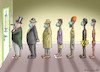 Cartoon: WELTWEITER IMPF-RASSISMUS (small) by marian kamensky tagged weltweiter,impf,rassismus