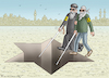 Cartoon: WENN BLINDER BLINDEN FÜHRT (small) by marian kamensky tagged hamas,greift,israel,an