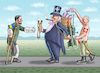 Cartoon: WER MEHR ZAHLT-GEWINNT! (small) by marian kamensky tagged ukraine,hilfe,republikaner,trump,biden,seleskyj,nato