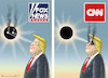 Cartoon: WHO IS FAKE NEWS? (small) by marian kamensky tagged obama,trump,präsidentenwahlen,usa,baba,vanga,republikaner,inauguration,demokraten,charlottesville,fox,news,cnn,wikileaks,faschismus