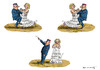 Cartoon: Wiener Akademikerball (small) by marian kamensky tagged wiener,akademikerball,reflexe,rechtspopulismus,strache,österreich,öfp