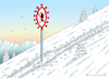 Cartoon: WINTERSPORT-VERBOT (small) by marian kamensky tagged coronavirus,epidemie,gesundheit,panik,stillegung,trump,pandemie