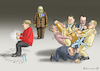 Cartoon: WO SICH SECHS STREITEN (small) by marian kamensky tagged merkel,seehofer,unionskrise,csu,cdu,flüchtlinge,gauland,merz,afd,akk,spahn,pegida,hutbürger,höcke,führer,wahlen,thüringen,kemmerich