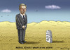 Cartoon: WÜSTCHENWÜRSTCHEN WULFF (small) by marian kamensky tagged christian,wulff,abdullah,saudi,arabien,trauerfeier