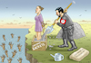 Cartoon: WÜTENDER DUCE SALVINI (small) by marian kamensky tagged merkel,seehofer,unionskrise,csu,cdu,flüchtlinge,kontrollzentren,für,salvini,defizit,sea,watch